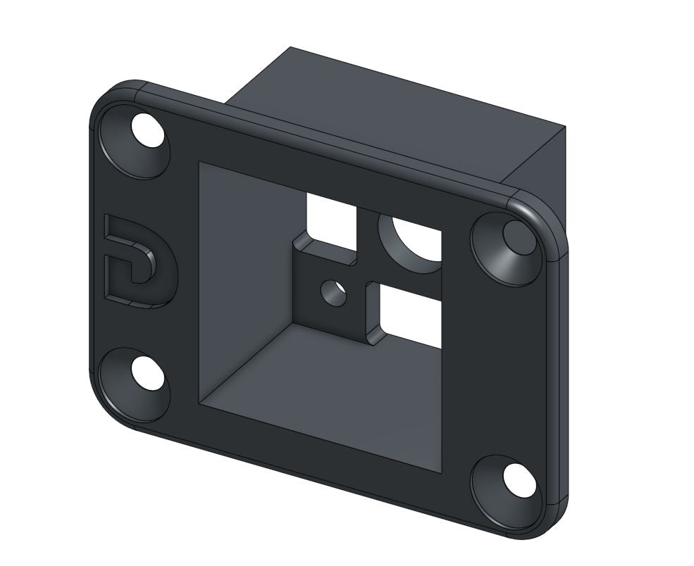 3D Módel 1x1 Loftmælabracket - Svartur Panasonic
