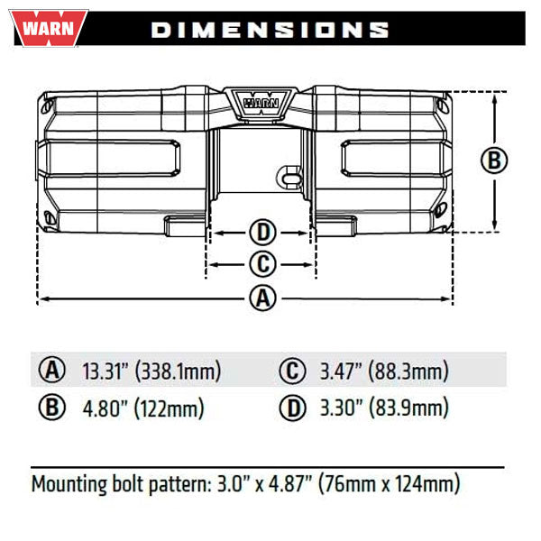 WARN Axon dráttarspil