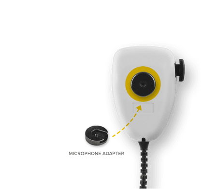 Hljóðnemi á Magnetic Mic segulfestingu