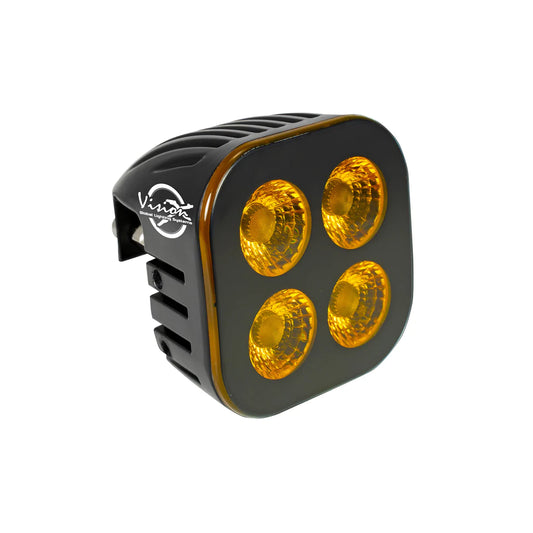 VISION X UNITE MODULE AMBER LENS LIGHT 40° BLACK